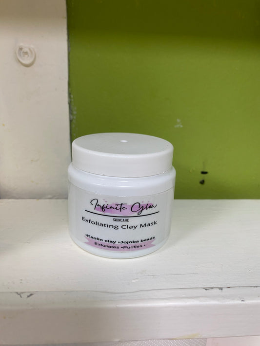 Infinite glow 50g exfoliating clay mask