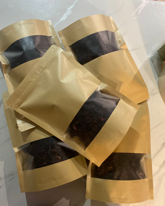 100g x 5 unbranded hibiscus flowers